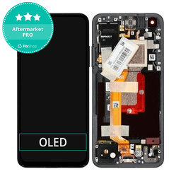 Asus Zenfone 9 AI2202 - LCD Kijelző + Érintőüveg + Keret (Midnight Black) OLED