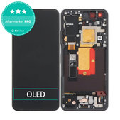 Asus Zenfone 9 AI2202 - LCD Kijelző + Érintőüveg + Keret (Midnight Black) OLED