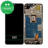Honor X6a - LCD Kijelző + Érintőüveg + Keret (Midnight Black) TFT