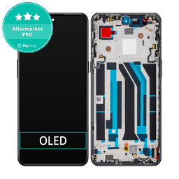 OnePlus 10T - LCD Kijelző + Érintőüveg + Keret (Moonstone Black) OLED