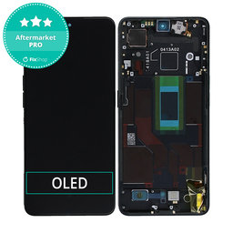 Oppo Reno 8 Pro CPH2357 - LCD Kijelző + Érintőüveg + Keret (Glazed Black) OLED