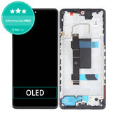Xiaomi Poco X5 Pro - LCD Kijelző + Érintőüveg + Keret (Astral Black) OLED
