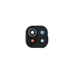 Xiaomi Mi 11 Lite 5G - Hátlapi Kameralencse Üveg + Keret (Truffle Black)