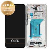 Xiaomi 14 23127PN0CC - LCD Kijelző + Érintőüveg + Keret (White) - 56000500N300 Genuine Service Pack