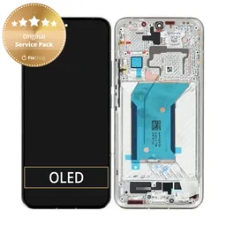 Xiaomi 14 23127PN0CC - LCD Kijelző + Érintőüveg + Keret (White) - 56000500N300 Genuine Service Pack