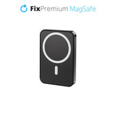 FixPremium - MagSafe PowerBank Állvánnyal, 5000mAh, fekete