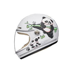 Gyerek sisak elektromos rollerhez és kerékpárhoz (46–52 cm) (Panda)