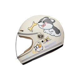Gyerek sisak elektromos rollerhez és kerékpárhoz (46–52 cm) (Dog)