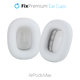 Csere fülpárnák Apple AirPods Max fejhallgatóhoz (Eco-Leather), fehér
