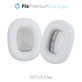 Csere fülpárnák Apple AirPods Max fejhallgatóhoz (Eco-Leather), fehér