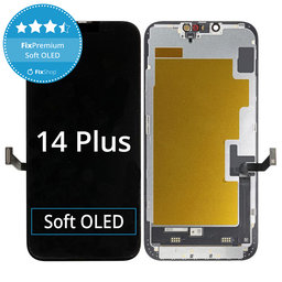 Apple iPhone 14 Plus - LCD Kijelző + Érintőüveg + Keret Soft OLED FixPremium
