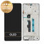 Xiaomi Redmi Note 13 5G 2312DRAABC - LCD Kijelző + Érintőüveg + Keret (Arctic White) - 5600040N1700 Genuine Service Pack