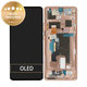 Motorola Edge 50 Ultra - LCD Kijelző + Érintőüveg + Keret (Peach Fuzz) - 5D68C24485 Genuine Service Pack