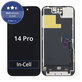 Kijelző In-Cell FHD iPhone 14 Pro, Érintőüveg kerettel, FixPremium