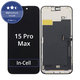 Kijelző In-Cell FHD iPhone 15 Pro Max, Érintőüveg kerettel, FixPremium