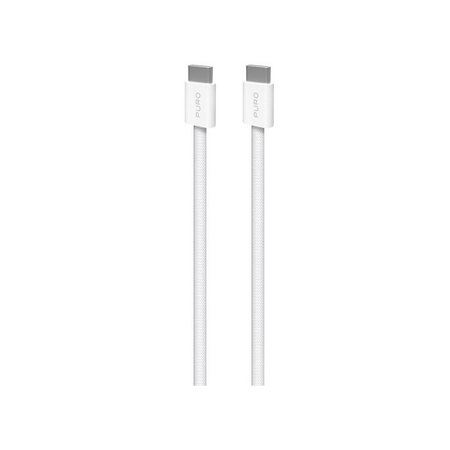PURO - USB-C Kábel / USB-C, 240W, Fabrik FABK4, 2 m, fehér