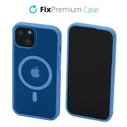 FixPremium - Tok Clear a MagSafe-el - iPhone 14, blue