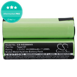 AEG Electrolux Junior 2.0 - Akkumulátor Type141 Ni-MH 3.6V 2000mAh HQ