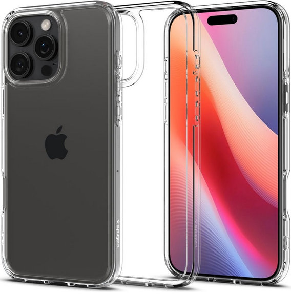 Spigen - Tok Ultra Hybrid - iPhone 16 Pro Max, crystal clear