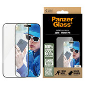 Edzett üveg UWF applikátorral iPhone 16 Pro készülékhez, Fekete, PanzerGlass