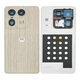 Motorola Edge 50 Ultra - Akkumulátor Fedőlap (Nordic Wood) - 5S58C24472 Genuine Service Pack