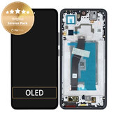 Xiaomi 14T - LCD Kijelző + Érintőüveg + Keret (Titan Black) - 5600030N12A00 Genuine Service Pack