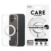 Kickstand tok MagSafe támogatással iPhone 16 Plus készülékhez, Ezüst, CARE