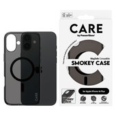 Smokey tok MagSafe támogatással iPhone 16 Plus készülékhez, Fekete, CARE