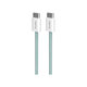 PURO - USB-C Kábel / USB-C, 60W, Fabrik FABK4, 1,5 m, island mist