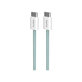 PURO - USB-C Kábel / USB-C, 60W, Fabrik FABK4, 1,5 m, island mist