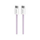 PURO - USB-C Kábel / USB-C, 60W, Fabrik FABK4, 1,5 m, coraltastic