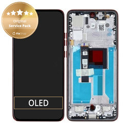 Motorola Edge 50 Neo - LCD Kijelző + Érintőüveg + Keret (Poinciana) - 5D68C28684 Genuine Service Pack