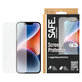 Edzett üveg Case Friendly iPhone 16e/14/13 Pro/13 készülékhez, Fekete, SAFE