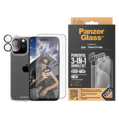 Bundle PicturePerfect + Edzett üveg UWF + Hard Case D3O iPhone 15 Pro Max készülékhez, PanzerGlass
