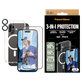 Bundle 3 az 1-ben Hoops + UWF edzett üveg + Hard Case iPhone 16 készülékhez, PanzerGlass