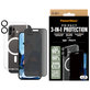 Bundle Hoops + UWF Privacy edzett üveg + Hard Case iPhone 16 készülékhez, PanzerGlass