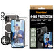 Bundle Hoops + UWF edzett üveg + Hard Case + Magnetic Ring Mount iPhone 16 készülékhez, PanzerGlass
