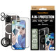 Bundle Hoops + UWF edzett üveg + Hard Case + Magnetic Ring Mount iPhone 16 Pro készülékhez, PanzerGlass