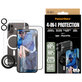 Bundle Hoops + UWF edzett üveg + Hard Case + Magnetic Ring Mount iPhone 16 Plus készülékhez, PanzerGlass