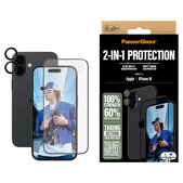 Bundle Hoops + UWF edzett üveg iPhone 16 készülékhez, PanzerGlass