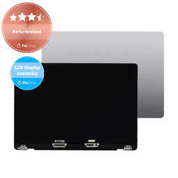 Apple MacBook Pro 14" A2918 M3 (2023) - LCD Kijelző + Előlapi Üveg + Fedőlap (Space Gray) Refurbished