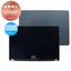 Apple MacBook Air 15" M2 A2941 (2023), M3 A3114 (2024) - LCD Kijelző + Előlapi Üveg + Fedőlap (Midnight) Refurbished