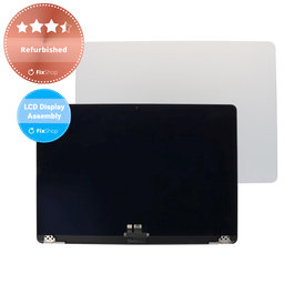 Apple MacBook Air 15" M2 A2941 (2023), M3 A3114 (2024) - LCD Kijelző + Előlapi Üveg + Fedőlap (Silver) Refurbished