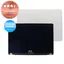 Apple MacBook Air 15" M2 A2941 (2023), M3 A3114 (2024) - LCD Kijelző + Előlapi Üveg + Fedőlap (Silver) Refurbished
