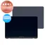 Apple MacBook Air 13" M3 A3113 (2024) - LCD Kijelző + Előlapi Üveg + Fedőlap (Midnight) Refurbished