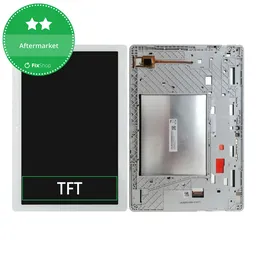 Lenovo Tab M10 TB-X505 - LCD Kijelző + Érintőüveg + Keret (White) TFT
