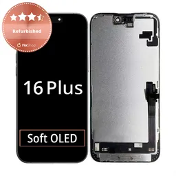 Apple iPhone 16 Plus - LCD Kijelző + Érintőüveg + Keret Refurbished