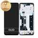 Motorola Moto G35 5G - LCD Kijelző + Érintőüveg + Keret (Black) - 5D68C28856 Genuine Service Pack