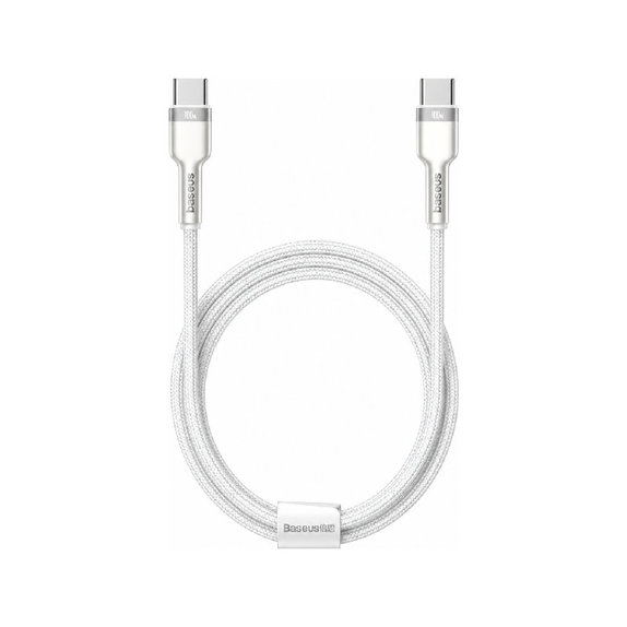 Baseus - Kábel USB-C/USB-C, 1.5m, fehér