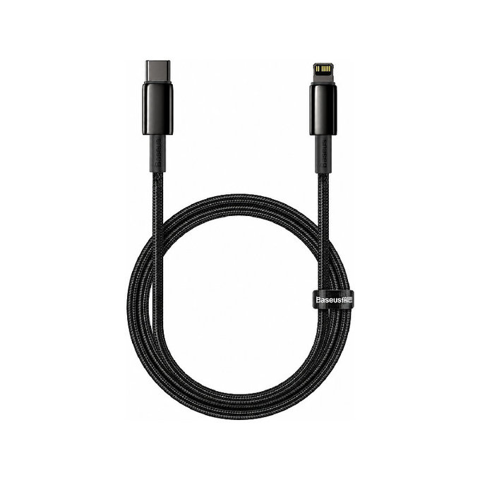 Baseus - Kábel Lightning/USB-C, 1.5m, fekete